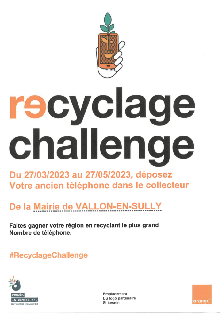 Recyclage challenge
